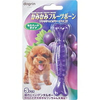 【1ケース】【お取り寄せ対象品】かみかみフルーツボーン グレープの香り セミハードタイプ S[スーパーキャット] *24個