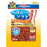 【1ケース】【お取り寄せ対象品】ドギーマン ヘルシーソフト ササミジャーキー カットタイプ 420g[ドギーマンハヤシ] *24個
