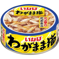 ◆24個セット/わがまま猫 かつお節入り かつお・まぐろ 115g[いなばペットフード いなば(ペット)]