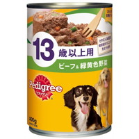 【1ケース】【お取り寄せ対象品】ペディグリー 13歳以上用 ビーフ&amp;緑黄色野菜 400g[マースジャパンリミテッド ペディグリー] *24個