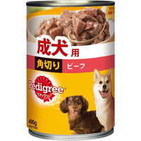 【1ケース】【お取り寄せ対象品】ペディグリー 成犬用 角切り ビーフ 400g[マースジャパンリミテッド ペディグリー] *24個