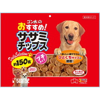 【1ケース】【お取り寄せ対象品】ゴン太のおすすめササミチップス 約150枚[マルカン サンライズ事業部 ゴン太] *15個