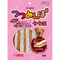 【1ケース】【お取り寄せ対象品】ゴン太のつつみんぼ ササミ 6本[マルカン サンライズ事業部 ゴン太] *48個