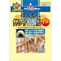 【1ケース】【お取り寄せ対象品】ドギーマン 仕上名人 ササミロールデンタルガム ミニ 60g[ドギーマンハヤシ] *72個