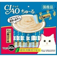 【1ケース】【お取り寄せ対象品】チャオ ちゅーる かつお かつお節ミックス味 14g×20本 *16個