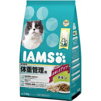 【1ケース】【お取り寄せ対象品】アイムス 成猫用 体重管理用 チキン 1.5kg *6個