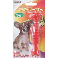 【1ケース】【お取り寄せ対象品】かみかみフルーツボーン ストロベリーの香り セミハードタイプ S *24個