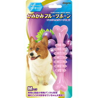 【1ケース】【お取り寄せ対象品】かみかみフルーツボーン フレッシュなグレープの香り ハードタイプ M *12個