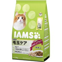 【1ケース】【お取り寄せ対象品】アイムス 成猫用 毛玉ケア チキン 1.5kg[マースジャパンリミテッド] *6個