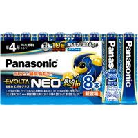 ◆6個セット/パナソニック アルカリ乾電池 EVOLTA NEO(エボルタネオ) 単4形 8本パック LR03NJ/8SW[EVOLTA(エボルタ)]
