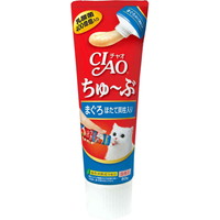 【1ケース】【お取り寄せ対象品】チャオ ちゅーぶ まぐろ ほたて貝柱入り 80g[いなばペットフード CIAO(チャオ)] *48個