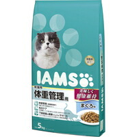 【1ケース】【お取り寄せ対象品】アイムス 成猫用 体重管理用 まぐろ味(5kg) *2個