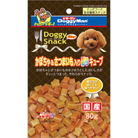 【1ケース】【お取り寄せ対象品】ドギーマン ドギースナックバリュー かぼちゃ&amp;さつまいも入り彩りキューブ 80g[ドギーマンハヤシ] *80個