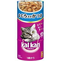 【1ケース】【お取り寄せ対象品】カルカン ハンディ缶 1歳から まぐろ入りかつお(160g*3缶) *18個