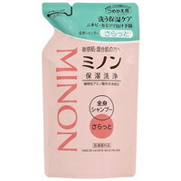 ◆10個セット/ミノン 全身シャンプー さらっとタイプ 詰替え用(380mL)