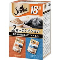 【1ケース】【お取り寄せ対象品】シーバ リッチ 18歳以上 ごちそうフレーク 鶏ささみ味と海のアソート(35g*6袋入)[シーバ(Sheba)] *20個