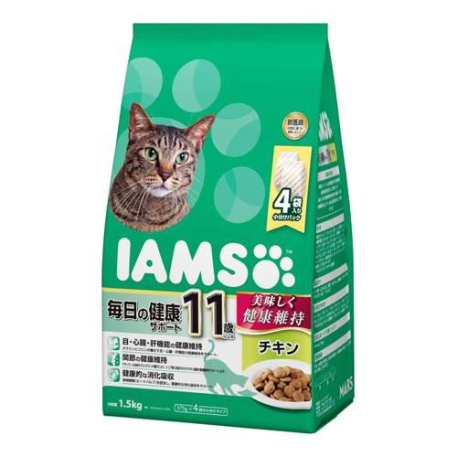 【1ケース】【お取り寄せ対象品】アイムス 11歳以上用 毎日の健康サポート チキン 1.5kg[マースジャパンリミテッド] *6個