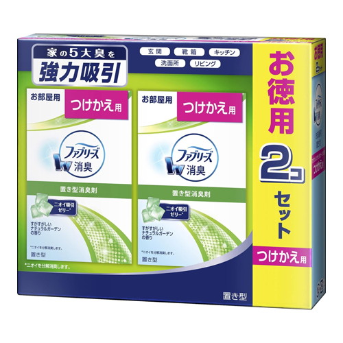 ◆ 12個セット/ファブリーズ 置き型 すがすがしいナチュラルガーデンの香り つけかえ用 130g×2個 [P&G(プロクター・アンド・ギャンブル)] (1ケース)