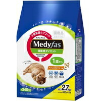【1ケース】【お取り寄せ対象品】メディファス 満腹感ダイエット 1歳から チキン＆フィッシュ味(450g*6袋)[メディファス] *4個