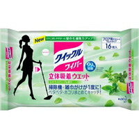 ◆20個セット/クイックルワイパー 立体吸着 ウエットシート シトラスハーブの香り(16枚入)[クイックルワイパー] *1ケース