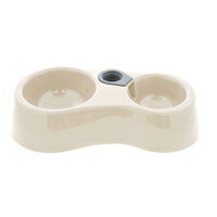 【1ケース】【お取り寄せ対象品】ペティオ 給水機能付きWディッシュ ホワイト(1コ入)[ペティオ(Petio)] *48個