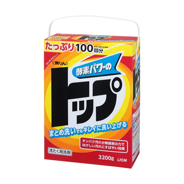 ◆6個セット/無リントップ 粉末洗剤(3.2kg)[トップ]