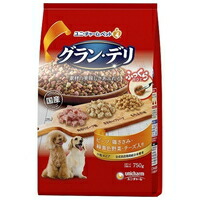 【1ケース】【お取り寄せ対象品】グラン・デリ ソフト ビーフ・鶏ささみ・緑黄色野菜・チーズ入り(750g)[グラン・デリ][ドッグフード] *9個