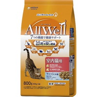 【1ケース】【お取り寄せ対象品】オールウェル キャット ドライ 室内猫 フィッシュ 吐き戻し軽減(800g)[オールウェル(AllWell)] *9個