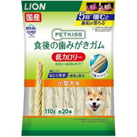 【1ケース】【お取り寄せ対象品】ペットキッス 食後の歯みがきガム 低カロリー 小型犬用(110g) *36個 18,046円