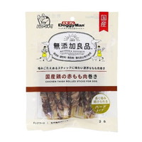 【1入れもの】【お取り寄せ客体品】ドギーマン 無足し加える良品 国産鶏の赤もも肉一巻き(9本)[ドギーマン(Doggy Man)] *36個
