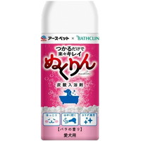 【1ケース】【お取り寄せ対象品】愛犬用 炭酸入浴剤 ぬくりん バラの香り 300g *12個