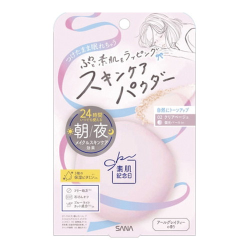 ◆6個セット/素肌記念日 スキンケアパウダー N 02 クリアベージュ 10g [常盤薬品工業]