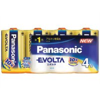 ◆10個セット/Panasonic パナソニック  アルカリ乾電池 EVOLTA エボルタ 単1形 4本 LR20EJ/4SW [EVOLTA(エボルタ)]