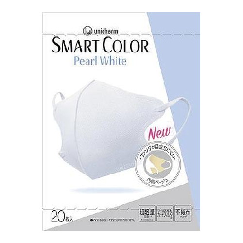 ◆10個仕かける/超好いたらしいＳＭＡＲＴＣＯＬＯＲ Ｐｅａｒｌ Ｗｈｉｔｅ押し並べて 20枚 [ユニ・チャーム]