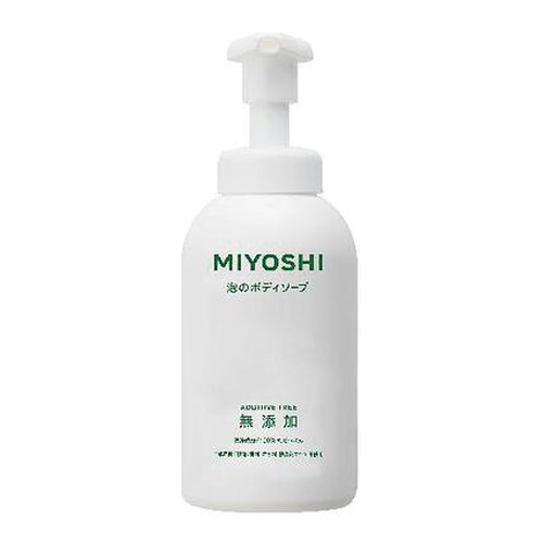 ◆10個セット/ミヨシ 無添加 せっけん 泡のボディソープ 500ml(無添加石鹸)[ミヨシ石鹸 ミヨシ 無添加せっけん]