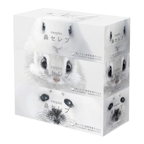 ◆10個セット/ネピア 鼻セレブ ティシュ(400枚(200組)*3個入)[ネピア(nepia)] 7,052円