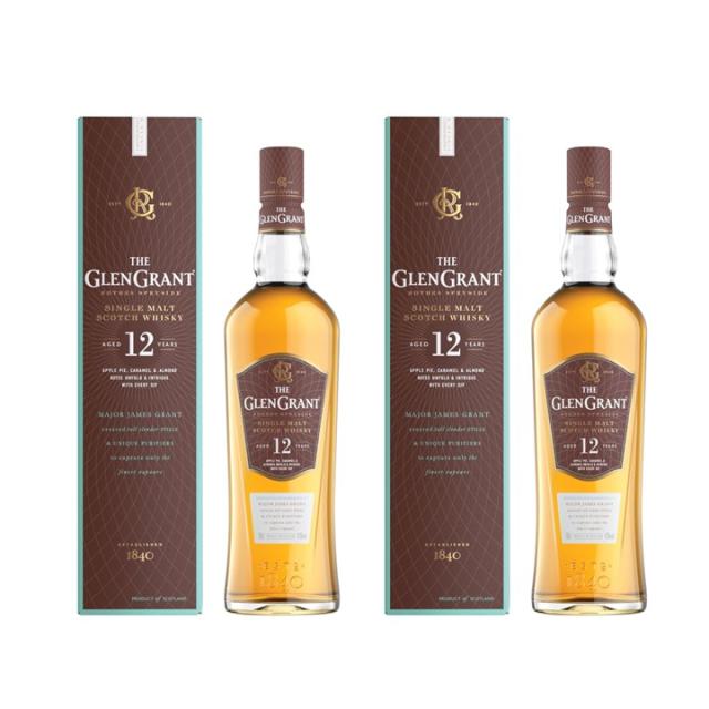 グレングラント 12年 ウイスキー ２本セット THE GLEN GRANT 700ml シングルモルト スコッチウイスキー イギリス GLEN GRANT AGED 12 YEARS 箱入り_4