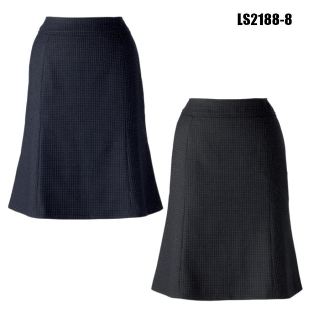 事務服 マーメイドスカート LS2188 ドット ブラック ネイビー オールシーズン | スカート オフィス 制服 OL レディース スーツ オフィススーツ 女性 事務 春夏秋冬 ビジネス 通勤 マーメイド ビジネススーツ