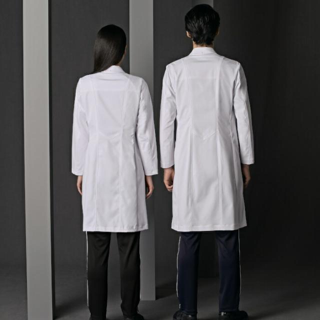 【ウイルス対策】 制菌 赤SEK SEKマーク KOSHINO JUNKO メンズドクターコート JK191-11 白衣 男性 診察衣 医療用 医師 薬剤師 医療 薬局 実験衣 診療衣 医務衣 テーラード おしゃれ ブランド_6