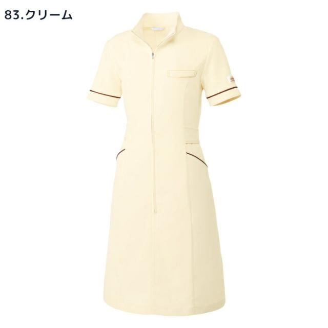 エステユニフォーム ワンピース michel klein ミッシェル クラン 白衣 制服 MK-0021 おしゃれ 大きいサイズ_3