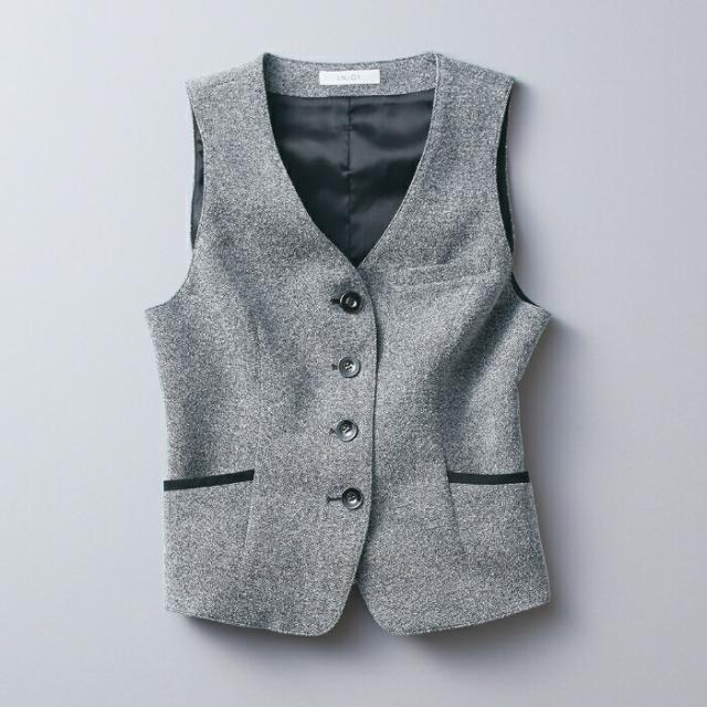 ベスト ニット 事務服 EAV-717| ストレッチ 伸縮 コンフォート ユニフォーム 制服 オフィス 事務制服 ビジネス 会社 OL 事務 ユニホーム 事務員 オフィスユニフォーム オフィス制服 オフィスウェア レディス 女性