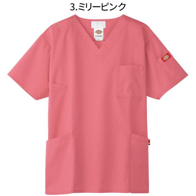 ディッキーズ スクラブ 白衣 医療 上下セット ベージュ 7033sc 5017SC おしゃれ Dickies 男性 女性 半袖 カーゴパンツ 綿 ポリ ストレッチ| ユニフォーム レディース 医師 女性用 ナース服 メンズ 大きいサイズ 制服 医療 介護服 パンツ_2
