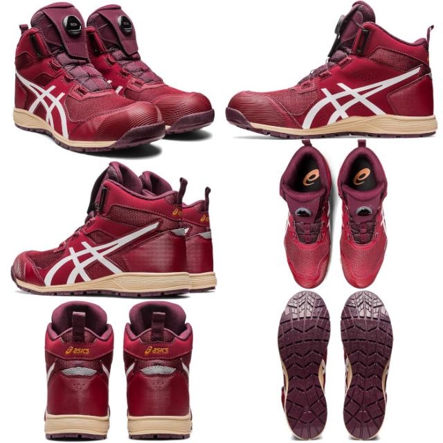 アシックス asics 安全靴 ハイカット ボア boa ウィンジョブ CP214 TS おしゃれ_5