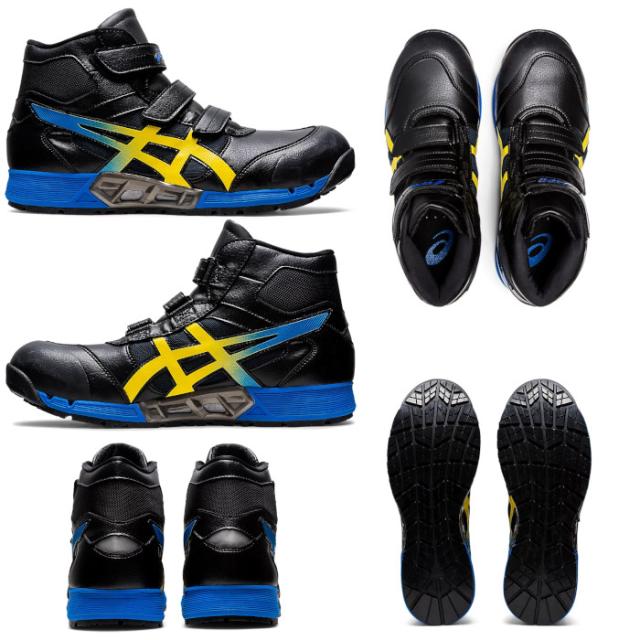 アシックス asics 安全靴 ウィンジョブ ベルト マッジックテープ メッシュ素材 CP308 AC おしゃれ_4