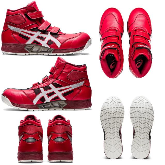 アシックス asics 安全靴 ウィンジョブ ベルト マッジックテープ メッシュ素材 CP308 AC おしゃれ_6