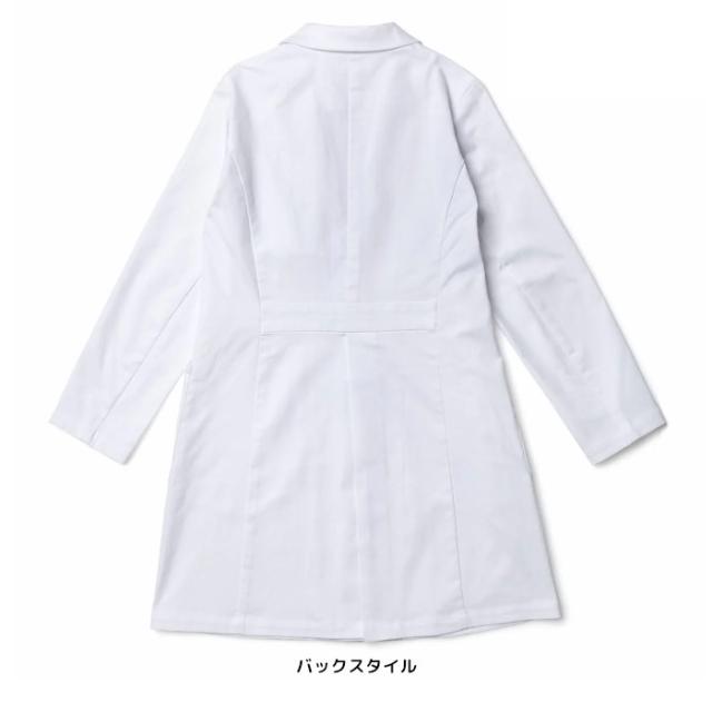 白衣 Lee リー レディース ドクターコート 女性 ストレッチ 診察衣 おしゃれ かっこいい ユニフォーム 病院 制服 介護士 ユニホーム 医師 大きいサイズ 看護師 医療 介護服 クリニック メディカル_4