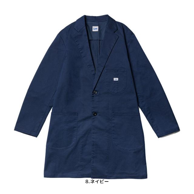 白衣 Lee リー メンズ ドクターコート ストレッチ 診察衣 おしゃれ かっこいい ユニフォーム 病院 制服 介護士 ユニホーム 医師 大きいサイズ 看護師 医療 介護服 クリニック メディカル_2