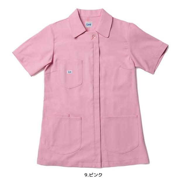 白衣 Lee リー レディース ジャケット 女性 ストレッチ おしゃれ かわいい ユニフォーム 病院 制服 介護士 ユニホーム 医師 大きいサイズ 看護師 医療 介護服 クリニック メディカル_3