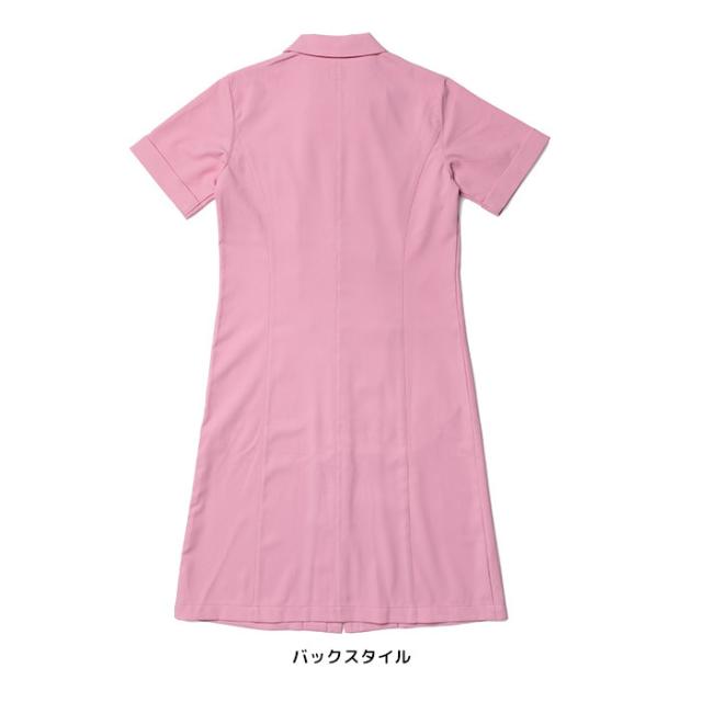 白衣 Lee リー レディース ワンピース 女性 ストレッチ おしゃれ かわいい ユニフォーム 病院 制服 介護士 ユニホーム 医師 大きいサイズ 看護師 医療 介護服 クリニック メディカル_6
