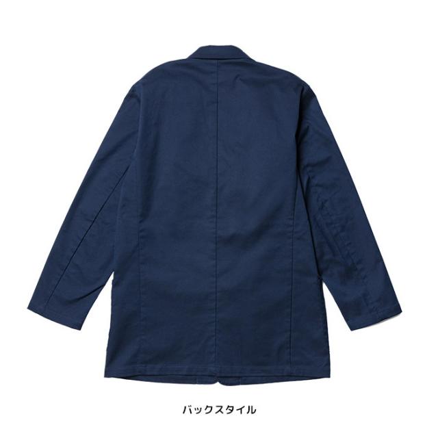 白衣 Lee リー メンズジャケット ドクターコート ストレッチ 診察衣 おしゃれ かっこいい ユニフォーム 病院 制服 介護士 ユニホーム 医師 大きいサイズ 看護師 医療 介護服 クリニック メディカル_4